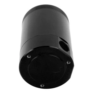 Black Baffled Oil Catch Can Tank Reservoir Kit Aluminium Alloy For Camaro SS - Picture 1 of 12
