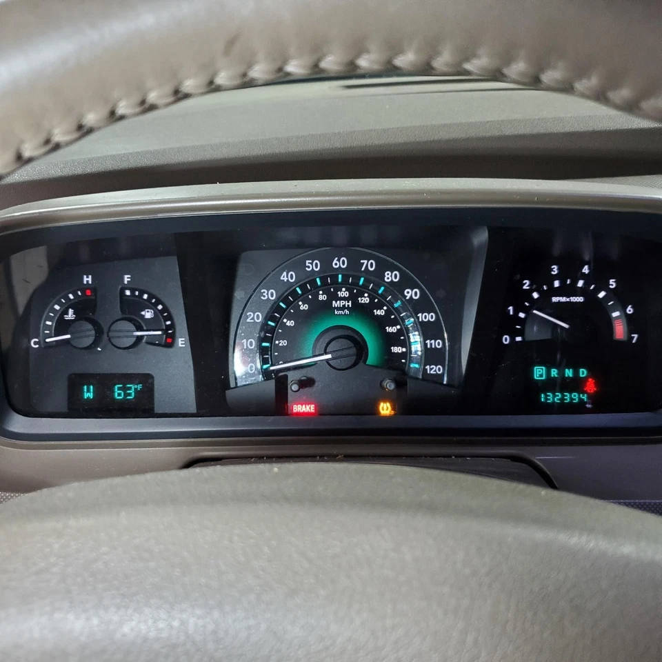 Velocímetro Dodge Journey (cluster), MPH, (120 MPH), estándar 09 Foto 1 de 1