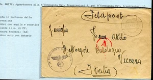 RSI GERMANIA b. da FELDPOST N. 05172 del 16/11/1944 per Caldogno Vicenza - Imagen 1 de 2
