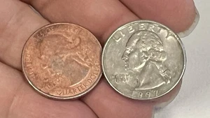 RARE America the Beautiful 2018 Copper Error Quarter missing clad No Reserve! - Picture 1 of 18