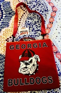Cojín de asiento blanqueador con logotipo nuevo NCAA Georgia Bulldogs con correa para el hombro - Imagen 1 de 3