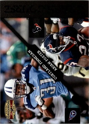 2011 Panini Gridiron Gear Crash Course #3 Cortland Finnegan Arian Foster - FB - Image 1 of 2