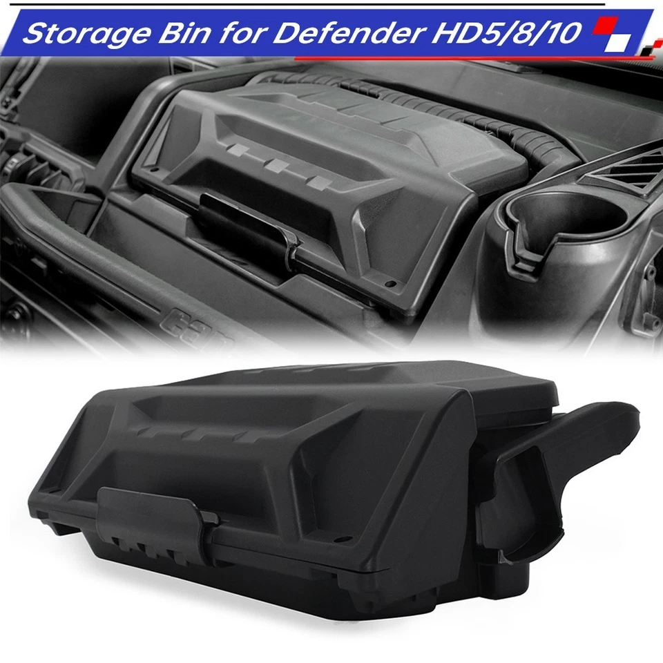 Removable Dash Storage Box Compatible with Can-Am Defender HD5/8/10 2016-2025 - Image 1 of 4