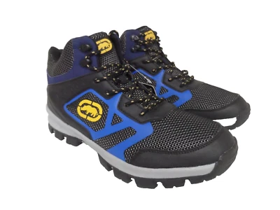 Marc Ecko Unltd. Botas de senderismo informales Koda para hombre negras azules talla 8,5 M Foto 1 de 4