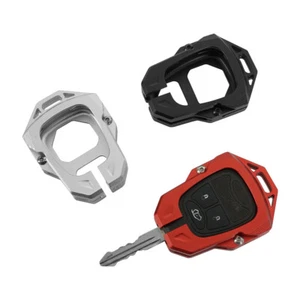 Bright Red Aluminum Key Fob Cover Case Hollow-out fit 2007-2018 Jeep Wrangler JK - Picture 1 of 10