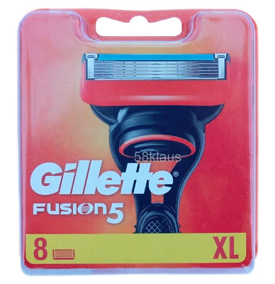 Gillette Fusion5 Assortimento di Lamette da Barba Lame 2 4 8 16 20 24 32 40 48 - Immagine 1 di 4