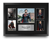 Henry Cavill Superman Gift Idea Signed Autograph Picture Print to Movie Fans