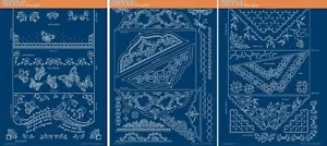 Clarity Stamps Groovi Parchment Embossing Linda's It's A Wrap! Part 3 A4 Plates - Picture 1 of 4