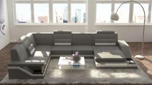 Sofa + USB Living Area Corner Sofa Corner Set Design Couch Sofas U shape Couches