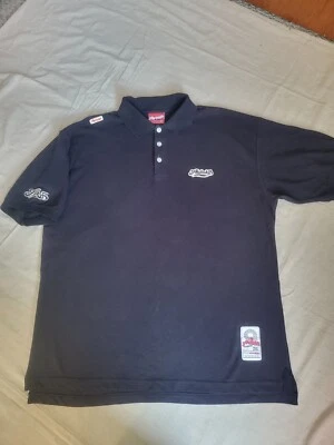 Vintage Akademiks Mens XXL Navy Blue Short Sleeve Polo Shirt - Image 1 of 4