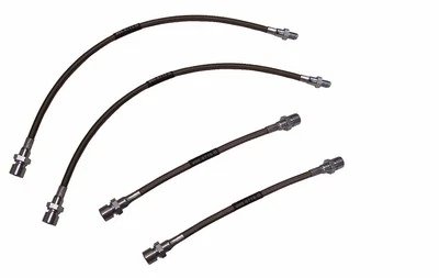 1965-1968 Volkswagen Bug / Karmann Ghia Braided Stainless Steel Brake Line Hoses - Image 1 of 3
