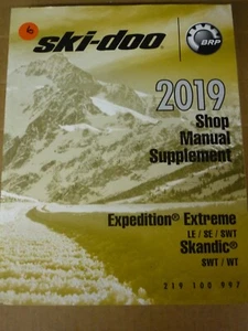 SKIDOO 2019 EXPEDITION SKANDIC OEM TIENDA MANUAL SUPLEMENTO LIBRO DE SERVICIO 219100997 - Imagen 1 de 6