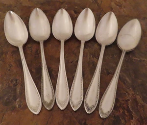Oneida Sheraton Set 6 Cucchiaini Cucchiaini Comunità Vintage Silverplate Posate Lotto H - Foto 1 di 5