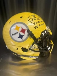 Steelers Hines Ward Authentic Schutt Full Size Helmet Beckett COA - Picture 1 of 3