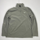 The North Face Fleece Extra Large Grey 1/4 Zip Jumper Mens Pullover