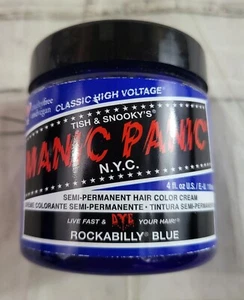Tish & Snooky's Manic Panic Dye For Peace Rockabilly Blue NEW SEALED Exp 2024 - Picture 1 of 3