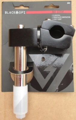Stem Black Ops MX BMX 21.1mm Quill Stem L50mm 22.2 clamp - Image 1 of 4