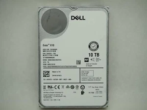 DELL Exos X10 10TB 3.5" 7.2K SAS HDD Hard Drive Tested, Wiped - ST10000NM0256 - Afbeelding 1 van 3