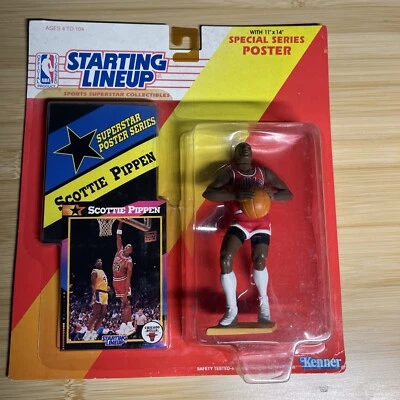 Figura de acción Scottie Pippen 1992 alineación inicial. ¡SLU sellada de fábrica! Foto 1 de 4