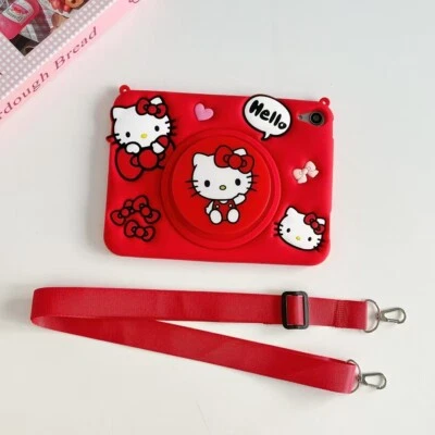 Katie Cat Kids Shockproof Stand Cover For iPad 10th 9 mini Air 6 5 4 Pro 11 2024 - Image 1 of 4