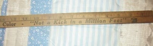 Varilla publicitaria vintage "Not A Kick in a Million Feet" Bellvue Wisconsin #1 - Imagen 1 de 7