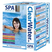 CLEARWATER SWIMMING SPA HOT TUB TREATMENT STARTER CHEMICAL KIT 