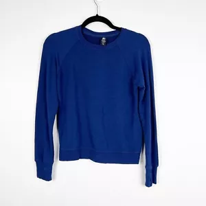 Maglione Athleta bambina manica lunga incrociato schiena blu taglia L - Foto 1 di 5