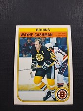 1982-83 O-Pee-Chee Hockey Wayne Cashman Boston Bruins #8 HOF🏒🏒💥 VG-EX