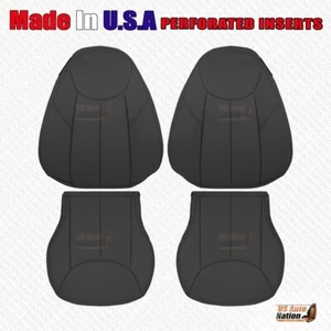 2003 - 2007 Mercedes Benz SL500 SL55 SL600 Front Bottoms & Tops Perf Cover Black - Bild 1 von 3