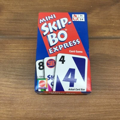 Mini Skip-Bo Express Card Game Mattel Games New Card Pack Sealed 2006 - Image 1 of 4