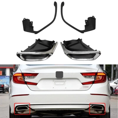 For Honda Accord 2018 2019 2020 Exhaust Muffler Tail Pipe Tip Tailpipe W/Bracket - Imagem 1 de 4