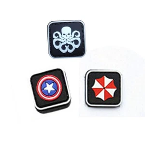 3PCS MINI The Avengers Evil Hydra Captain America Resident Evil Hook Patch Glow - Picture 1 of 10