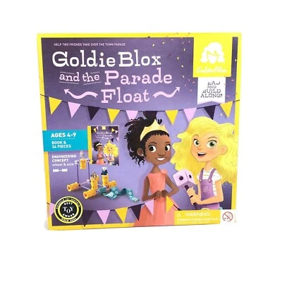 Goldie Blox and the Parade Float Juego Leer y Construir Ingeniería Edad 4+ TOTALMENTE NUEVO Foto 1 de 4