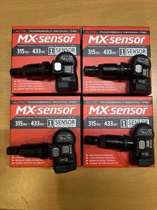 (4) Autel TPMS MX-SENSOR NOIR TIGE métal 315/433 MHz - LIVRAISON DEPUIS LE CANADA - Photo 1 sur 1