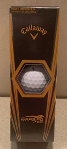 Pack of 3 Callaway Warbird 2.0 Golf Balls White.  New In Pack.  Free Shipping - Picture 1 of 4
