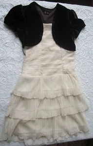A Beautiful "My Michelle" Brown Girl's Dress~Size 8 - Picture 1 of 2