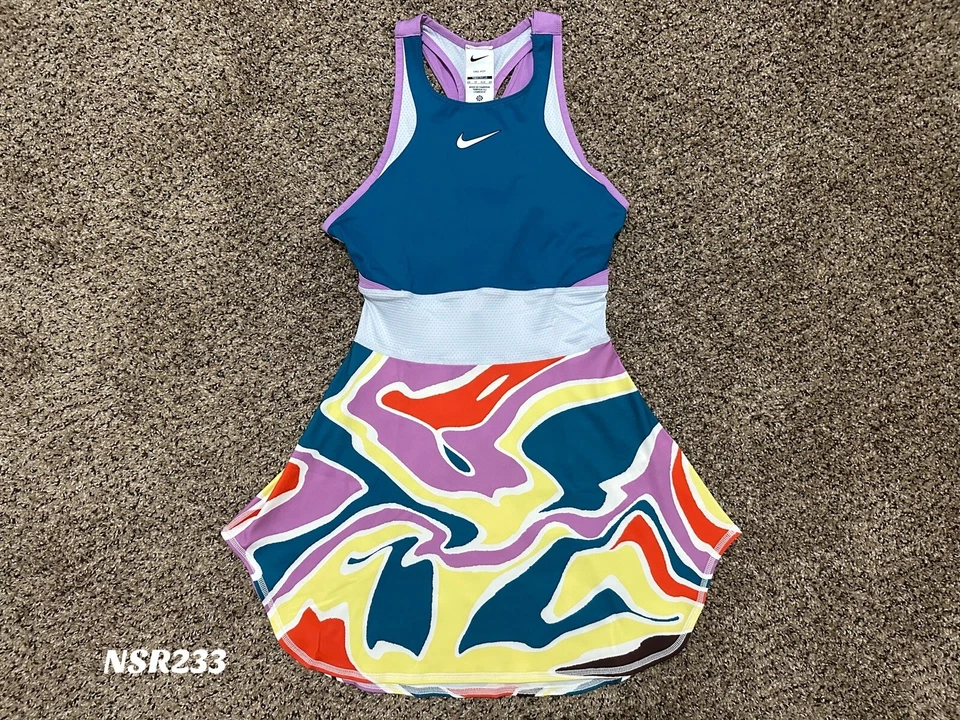 Nike Court Dri-FIT Slam Melbourne Tennis Dress Women’s Sz Medium DR6852-301