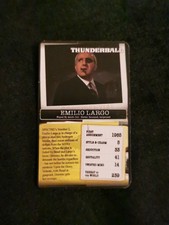 Top Trumps | 007 The Best of Bond | Emilio Largo | Single Card | LIMITED EDITION