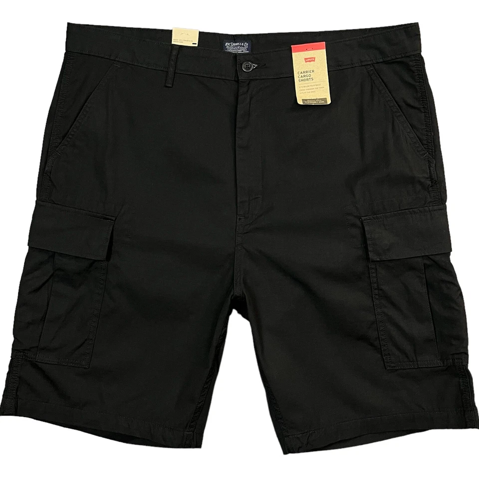 Levi's Men's Black Carrier Cargo Shorts 13228 Size 40