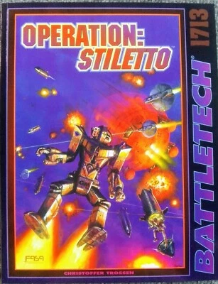 Battletech Operation Stiletto FASA 1713 Miniatures Game Supplement Guide NEW SC - Image 1 of 2