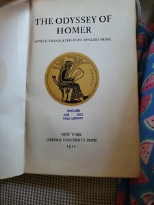 Vintage Classic HB The Odyssey of Homer - Translated T.E. Shaw 1932 Oxford 327pg - Picture 1 of 11