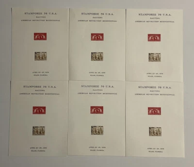 Stamporee 76 U.S.A . Miami Florida April 23-25 1976 American Re - Image 1 of 2