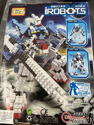 LOZ 3D Building Blocks iRobots Toy  pcs Ages 9+ D Series Diamond Blocks 9352 - Image 1 of 2