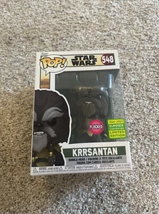 5" Funko Pop! Star Wars Krrsantan 548 Bobble-Head Flocked 2022 Summer Convention - Picture 1 of 4