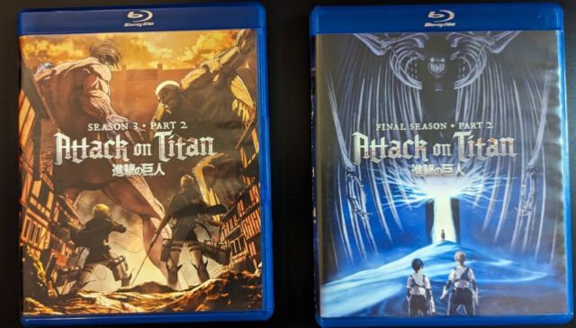 DVD Anime Attack On Titan Season 1-4 Vol.1-87 End + Junior High + 9 SP + 2  Movie