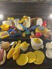 Vintage Fisher Price little tikes Pretend Play Food Lot Fun With Food +