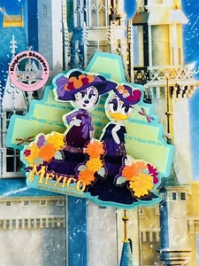 Disney Parks Epcot Mexico World Showcase Minnie Mouse Daisy Duck Magnet New - Picture 1 of 2
