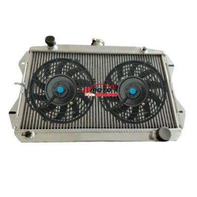 Radiador + ventilador todo aluminio para Sunbeam Alpine serie V 1965-1968 1,7 L I4 manual Foto 1 de 4