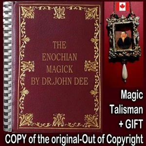 antique book occult enochian magick rare esoteric manuscript black magic history - Picture 1 of 12