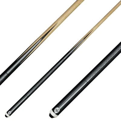Formula Long Black wood wooden Pub Pool Snooker Billiard Cue 60" inch ONE PIECE - image 1 of 4